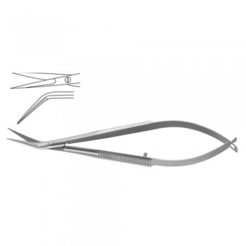 Noyes Iris Scissor Curved - Sharp/Sharp Stainless Steel, 12.5 cm - 5"